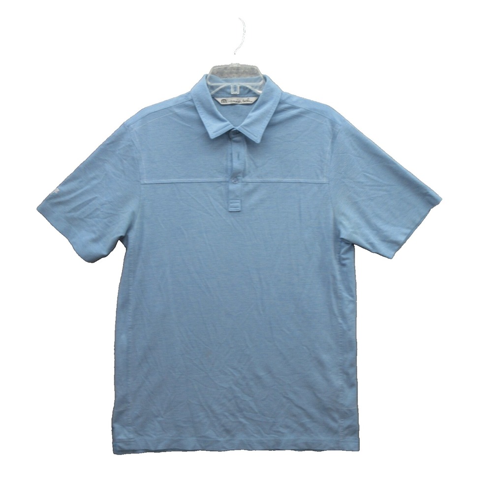 Travis Mathew Mens Polo Shirt Size Medium Golf Short Sleeve Stretch